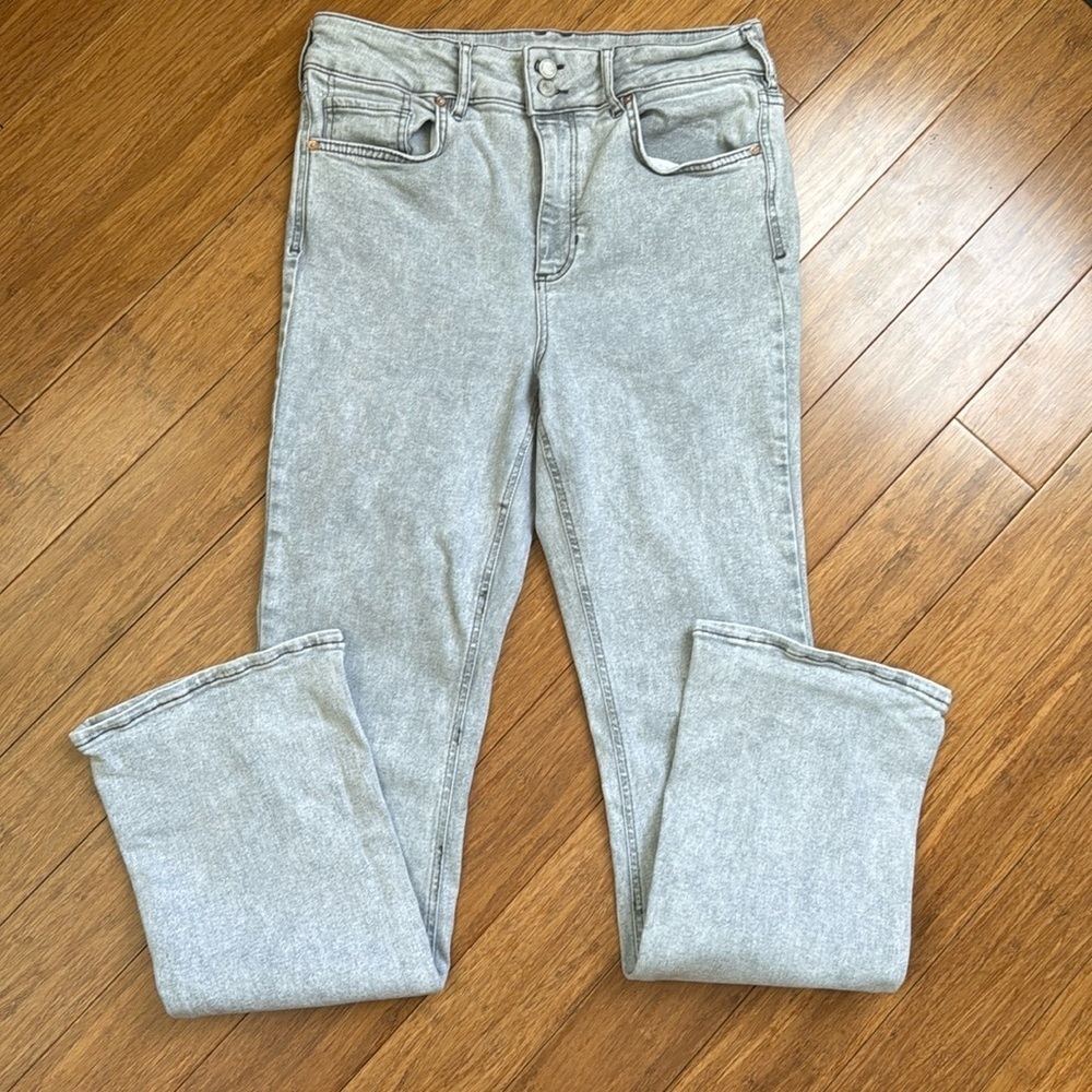 EUC FREE PEOPLE/WE THE FREE Gray 5 Pocket Jeans sz 33